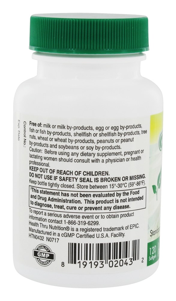 Óleo de Orégano Imune Support 150 mg. - 120 Softgels Health Thru Nutrition - Imagem 3