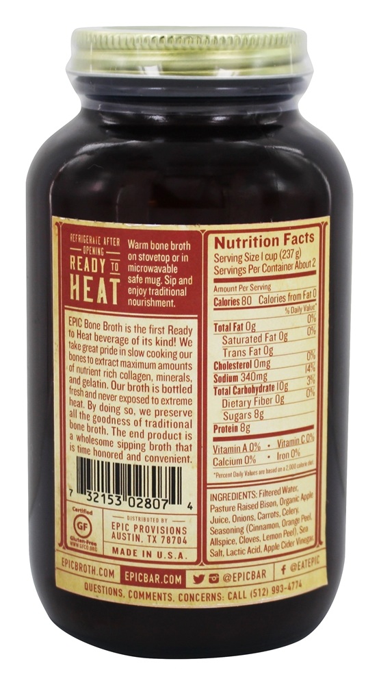 Cidra de Osso Artesanal Bison Cidra de Maçã - 14 fl. oz. EPIC - Imagem 2