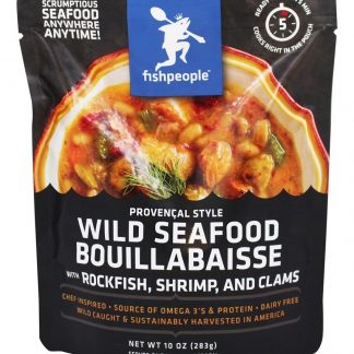 Sopa de Bouillabaisse de frutos do mar selvagens estilo provençal - 10 fl. oz. Fishpeople