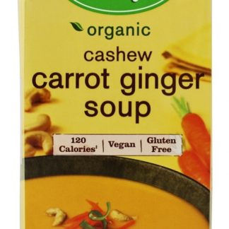 Sopa orgânica de gengibre de cenoura de cajú - 32 fl. oz. Pacific Foods