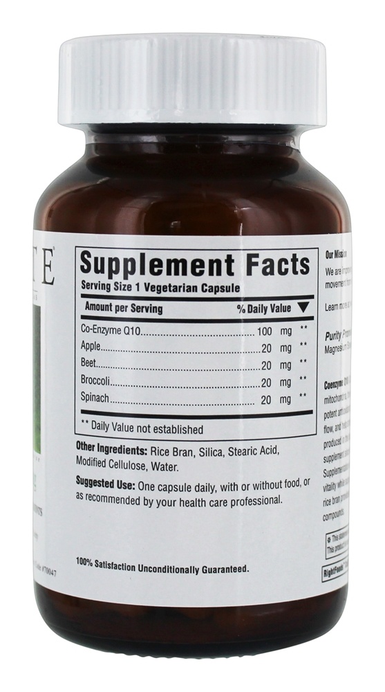 Coq10 Inteiro Comida Antioxidante 100 mg. - Cápsulas 60 Innate Response Formulas - Imagem 2
