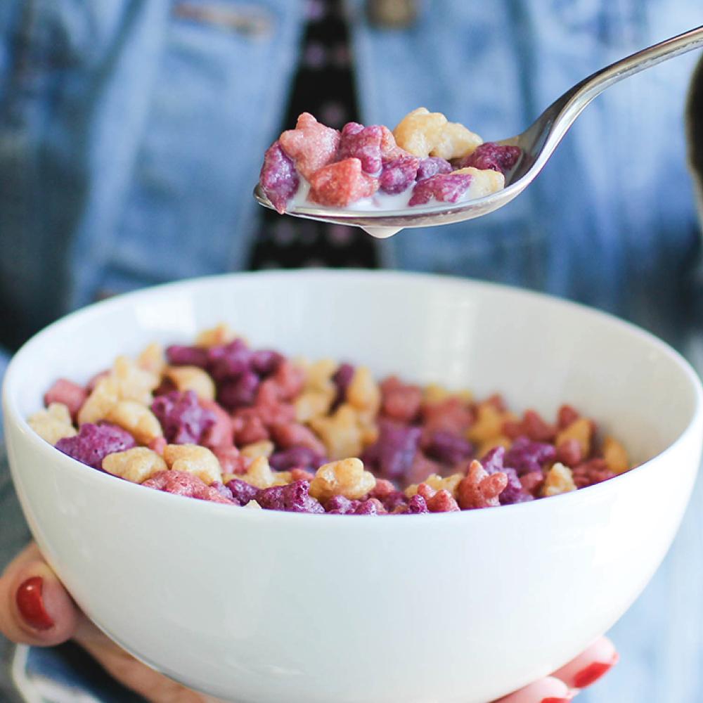 Vegan Crianças Feijão Cereal Frutoso Mar Estrelas - 7 oz. Love Grown - Imagem 3