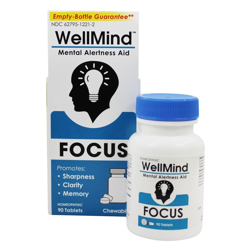WellMind Focus Alerta de alerta mental - 90 comprimidos mastigáveis MediNatura