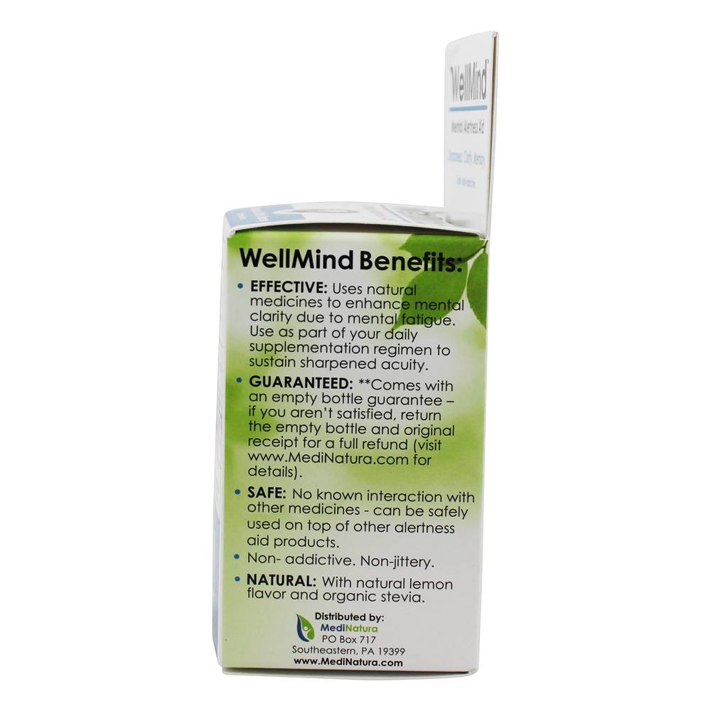 WellMind Focus Alerta de alerta mental - 90 comprimidos mastigáveis MediNatura - Imagem 4