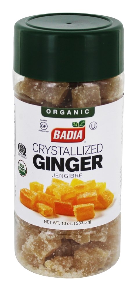 Gengibre Cristalizado Orgânico - 10 oz. Badia