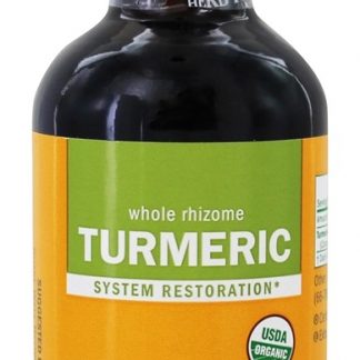 Extracto de líquido de cúrcuma de rizoma inteiro para restauração do sistema - 4 fl. oz. Herb Pharm