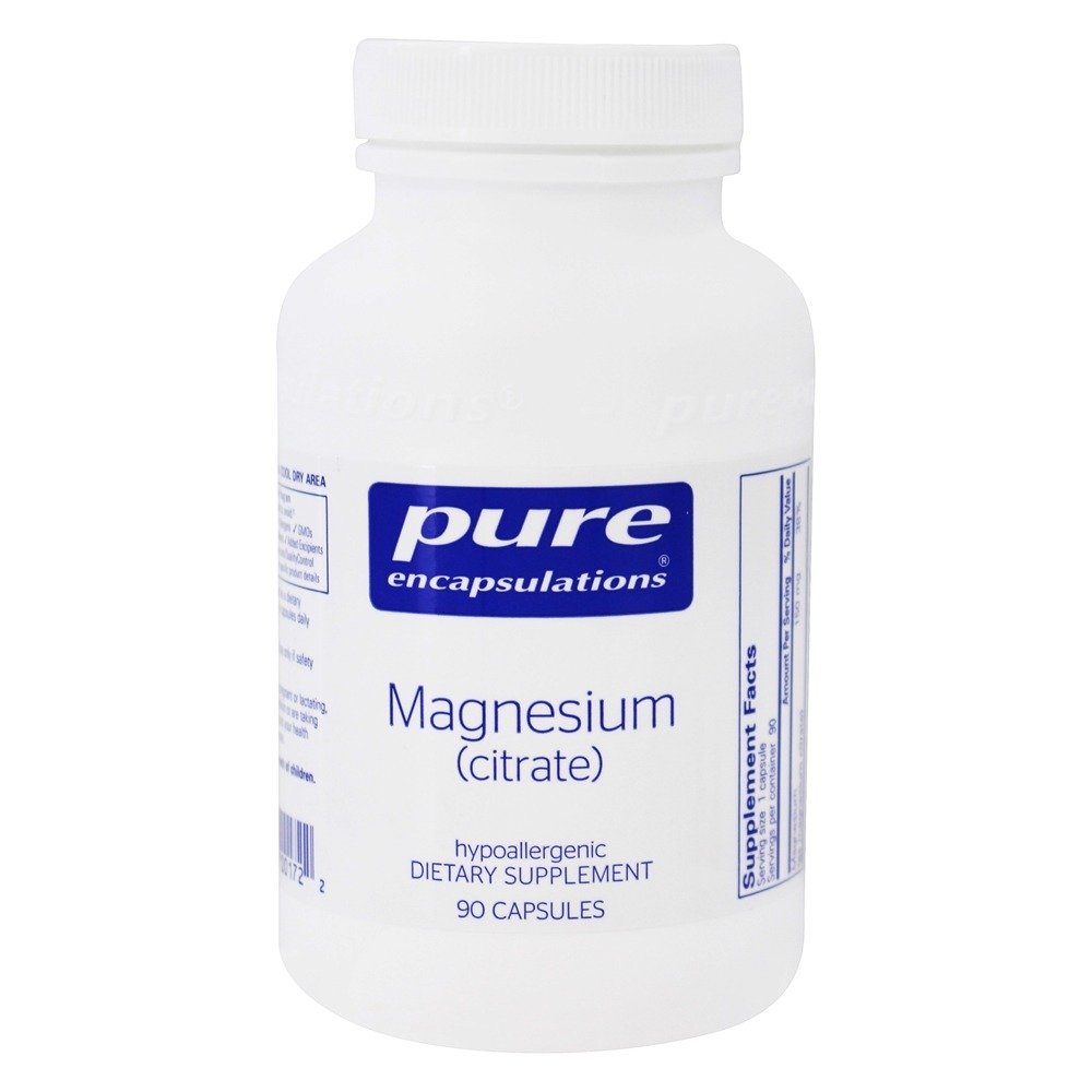 Citrato de Magnésio 150 mg. - Cápsulas 90 Pure Encapsulations