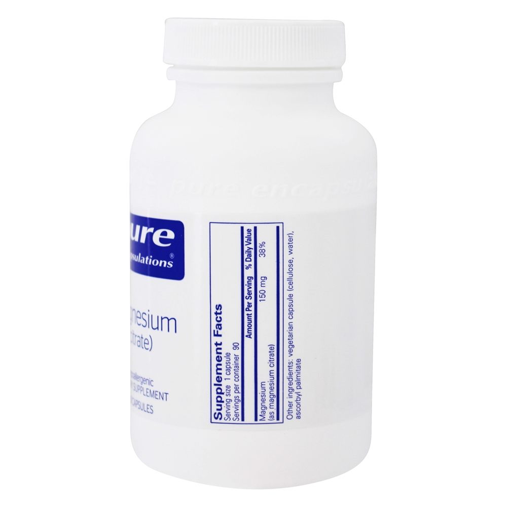 Citrato de Magnésio 150 mg. - Cápsulas 90 Pure Encapsulations - Imagem 2