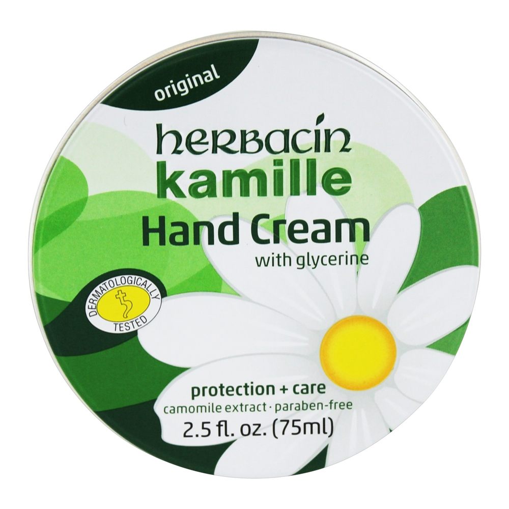 Creme de Mãos Kamille com Original de Glicerina - 2.5 fl. oz. Herbacin