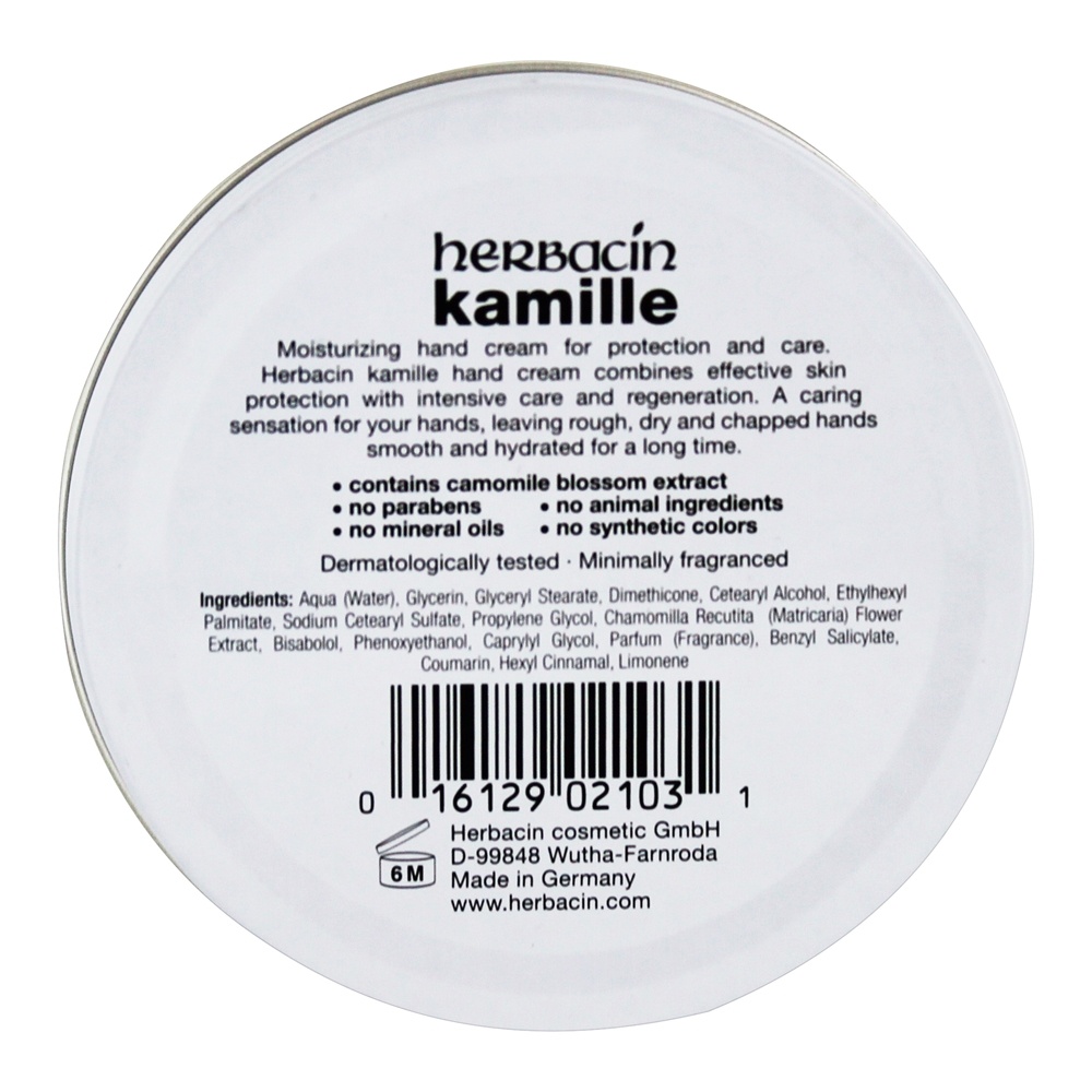 Creme de Mãos Kamille com Original de Glicerina - 2.5 fl. oz. Herbacin - Imagem 2