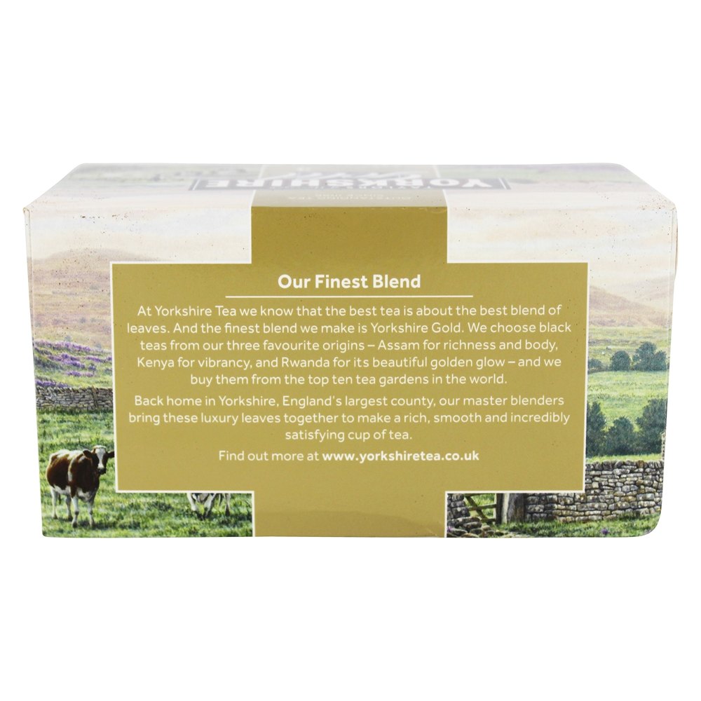 Yorkshire Ouro Preto Chá - 40 Saquinhos de Chá Taylors of Harrogate - Imagem 3