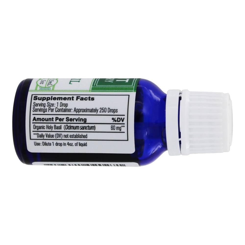 Óleo Essencial Orgânico Santo Basil - 0.5 oz. Ancient Apothecary - Imagem 2