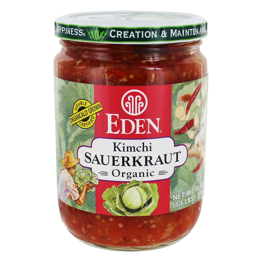 Chucrute orgânico Kimchi - 18 oz. Eden Foods