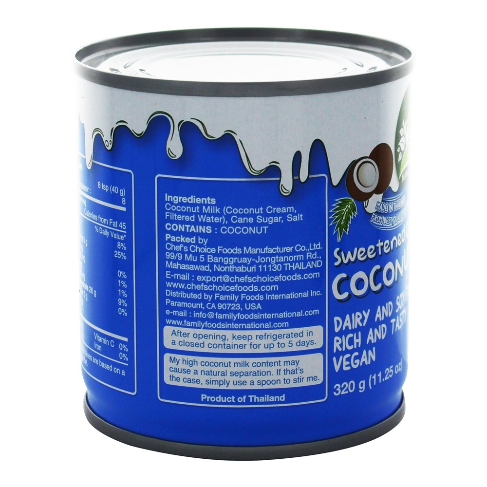 Leite de coco doce condensado - 11.25 fl. oz. Nature's Charm - Imagem 3