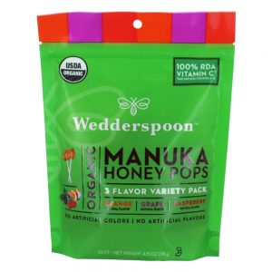 Pack de Variedade de Manuka Mel Orgânico - 24 Contagem Wedderspoon