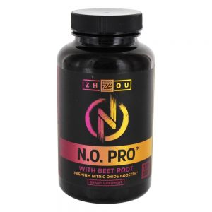 N.O. PRó Prêmio Nítrico óxido Intensificador com Beterraba Raiz - 120 Cápsula (s) vegetal (s) Zhou