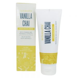 Creme dental com dentes + boca com vitaminas e extratos botânicos Vanilla Chai - 4.7 oz. Schmidt's