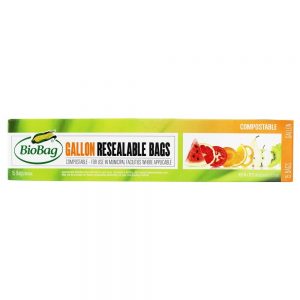 Sacolas rescritas compostais 1 galão - 15 Malas BioBag