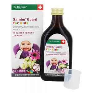 Sambu Guarda Sabugueiro Echinacea & Vitamina C Para Crianças - 5.9 fl. oz. Dr. Dunner