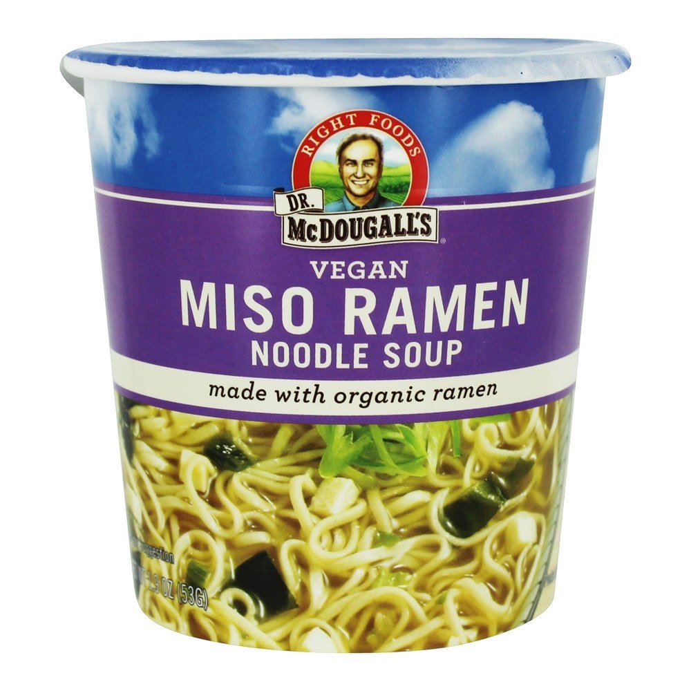 Vegan Ramen Macarrão Sopa Miso - 1.9 oz. Dr. McDougall's