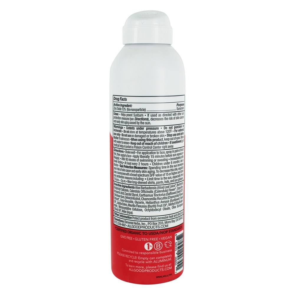 Spray de Proteção Solar de Todos os Bons Garotos 30 SPF - 6 fl. oz. Elemental Herbs - Imagem 2
