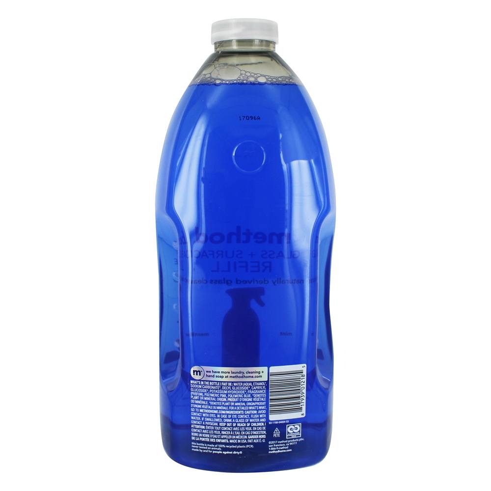Vidro + Superfície Naturalmente Derivada Limpador Reabastecer Hortelã - 68 fl. oz. Method - Imagem 2