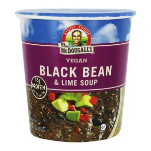 Sopa de feijão preto e limão vegano - 3.4 oz. Dr. McDougall's