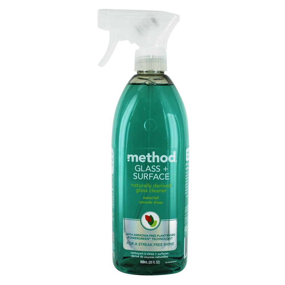 Vidro + Superfície Naturalmente Derivado Cleaner Cachoeira - 28 fl. oz. Method