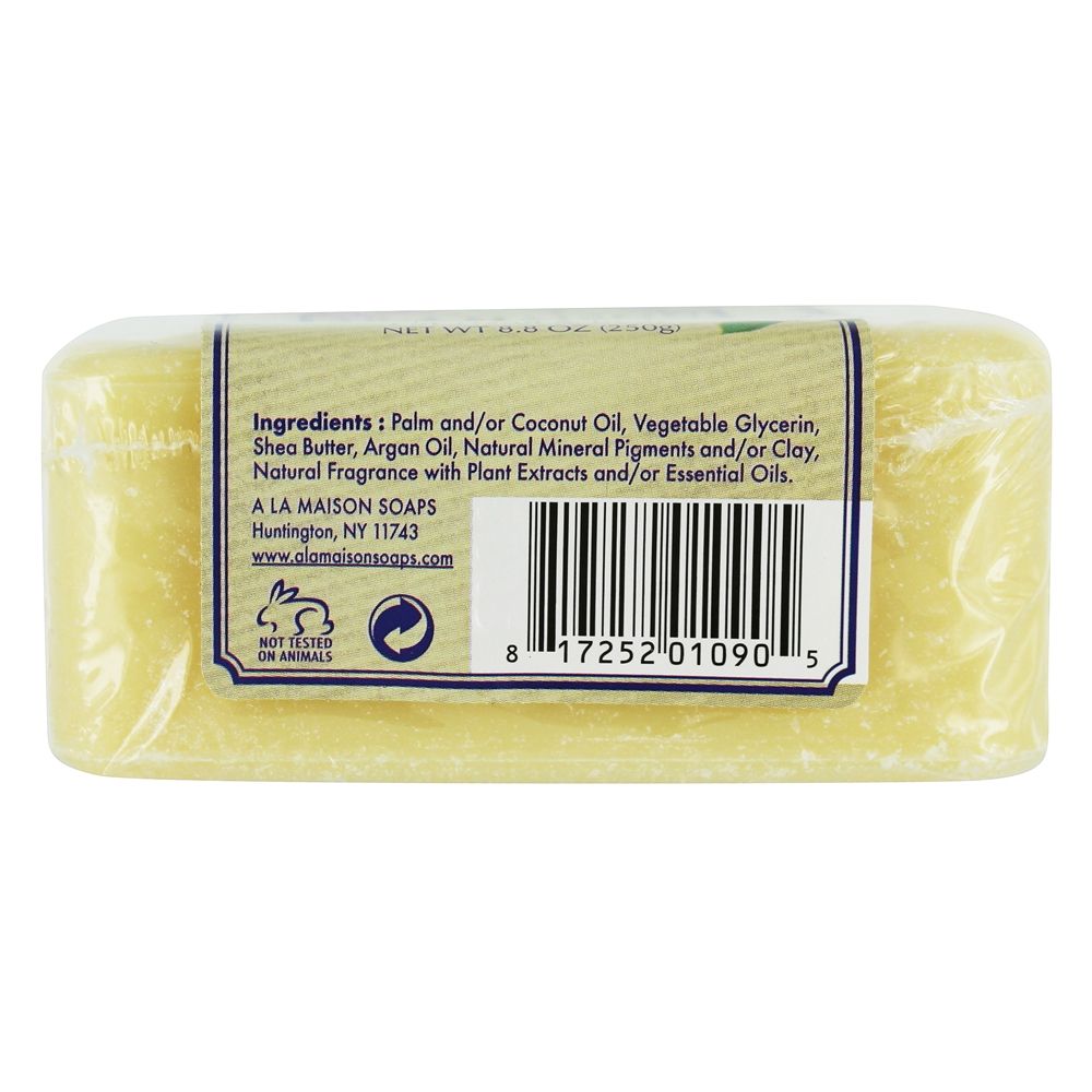 Sabonete de Moagem Hidratante Francês Tradicional para Mãos e Corpo Rosa Lilás com Manteiga de Karité e Óleo de Argan - 8.8 oz. A La Maison - Imagem 2