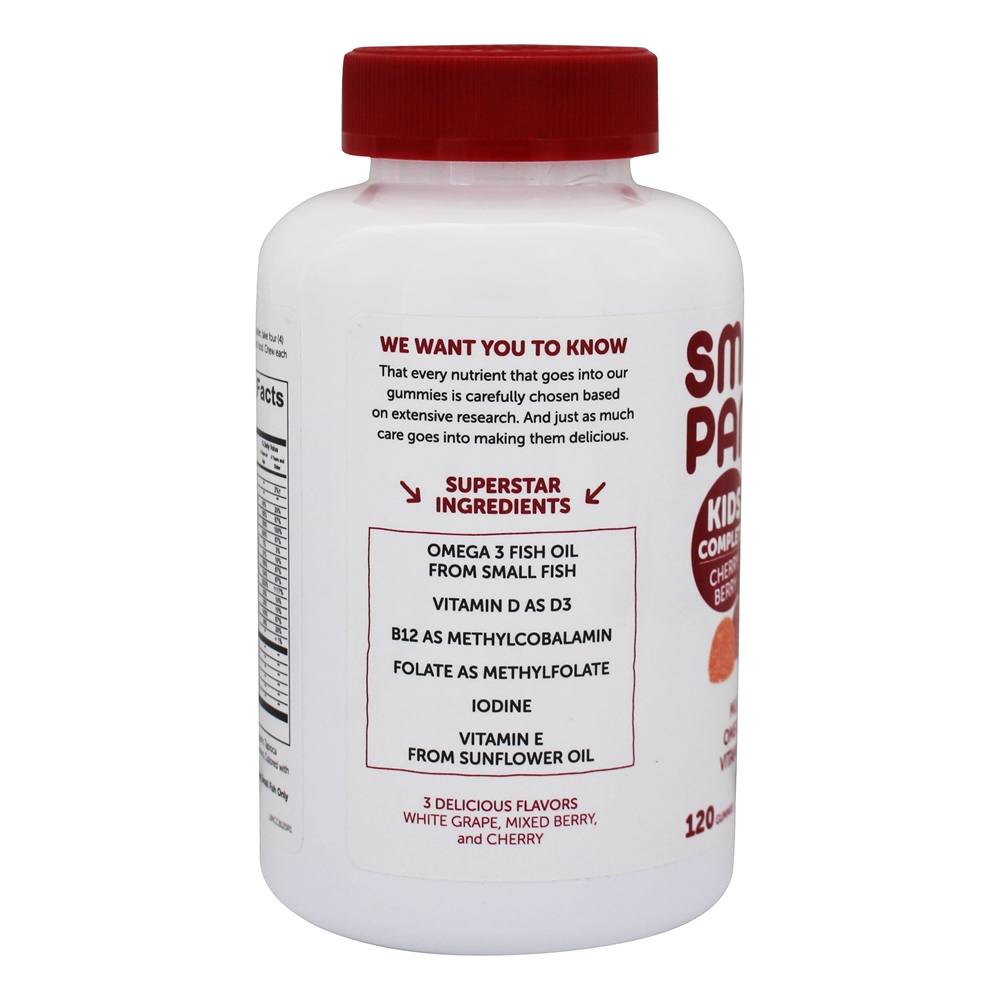 Cereja de cereja multivitamínica completa para crianças - 120 Gummies SmartyPants - Imagem 4