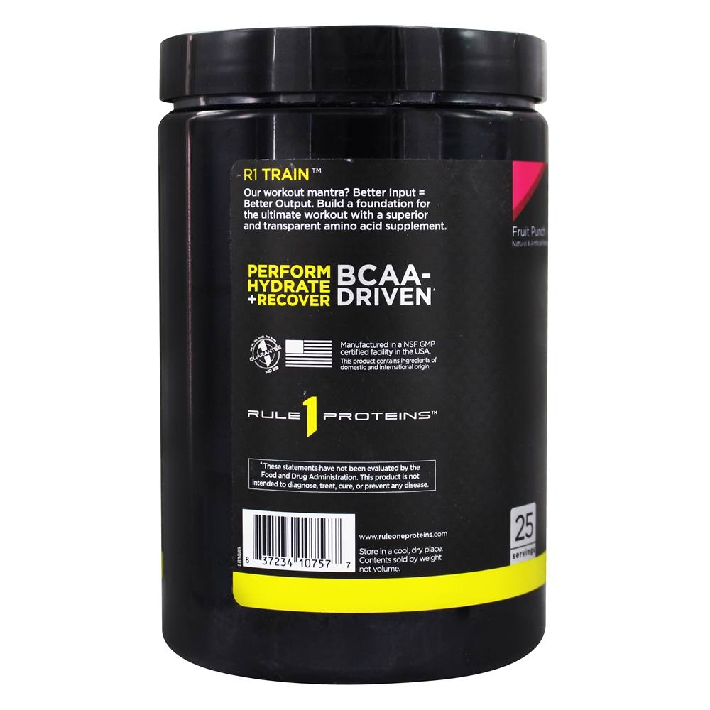 R1 Trem Bcaa Pó 25 Porções Fruto Soco - 378 Gramas Rule One Proteins - Imagem 3