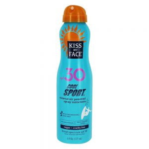 Legal Esporte Mineral Ar Alimentado Protetor solar Spray 30 SPF - 6 fl. oz. Kiss My Face
