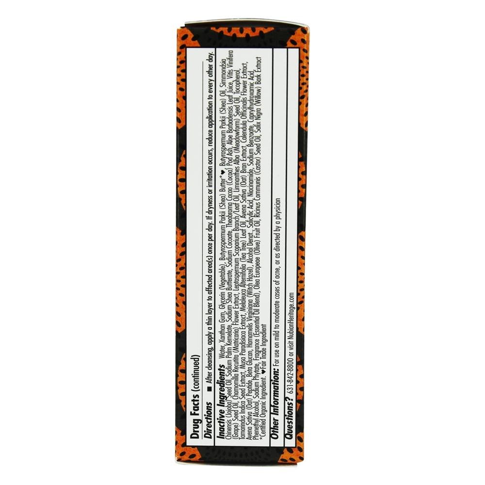 Africano Preto Sabão Alvo Exfoliant Local Tratamento Anti Acne & Esclarecendo - 0.5 fl. oz. Nubian Heritage - Imagem 3