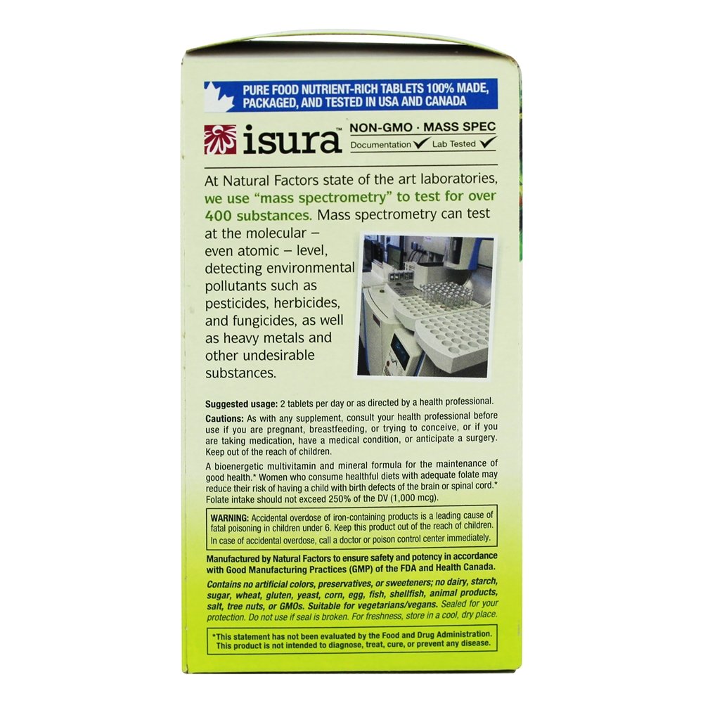 Pure Comida Mulheres Pré-natal Multivitamina & Mineral - 60 Tablets Whole Earth & Sea - Imagem 5