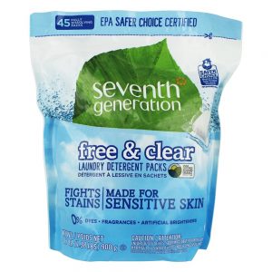 Packs de Detergentes de Lavagem Grátis e Limpo - 45 Pacote (s) Seventh Generation