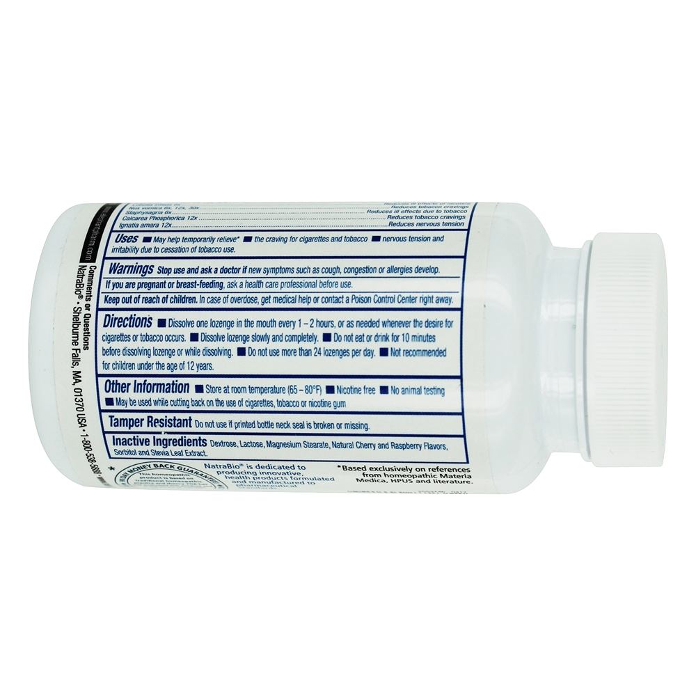 Parar-It Smoking Nicotina Grátis Medicamento Homeopático - 48 Pastilhas NatraBio - Imagem 3