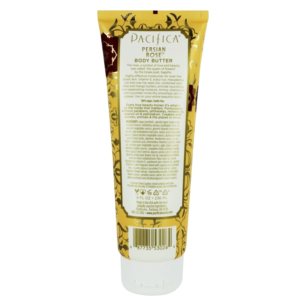 Intensamente Moistuiz Corpo Manteiga Persa Rosa - 8 fl. oz. Pacifica - Imagem 2