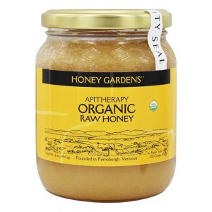 Original orgânico do mel cru de Apitherapy - 16 oz. Honey Gardens Apiaries