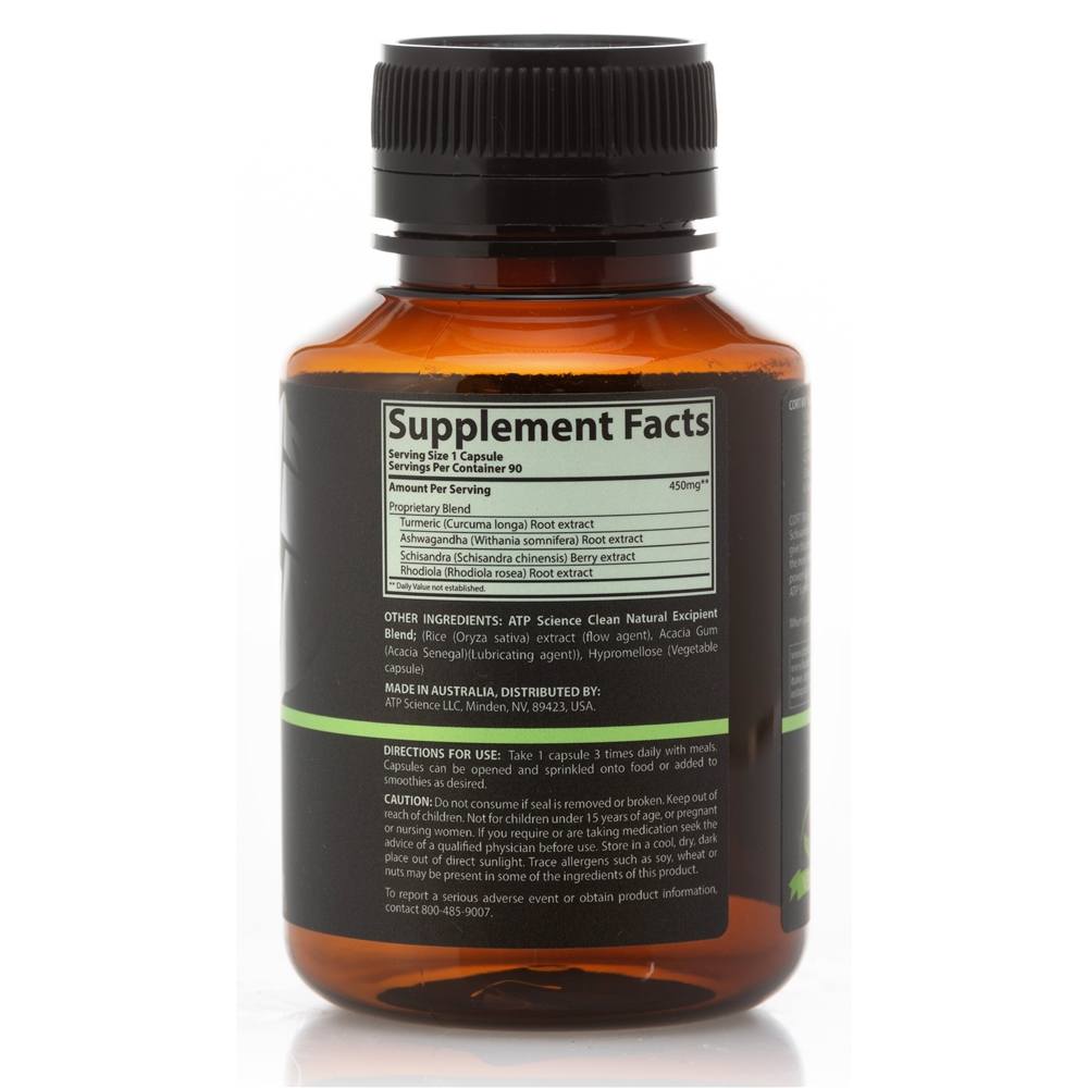 Cort Rx Fórmula de Ervas Adaptogênicas - Cápsulas 90 ATP Science - Imagem 2