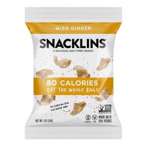 Chips Puffed Miso Gengibre - 1 oz. Snacklins