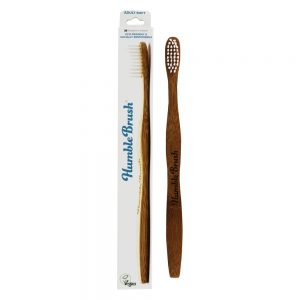 Escova de dentes suave para adultos Humble Bamboo White The Humble Co.