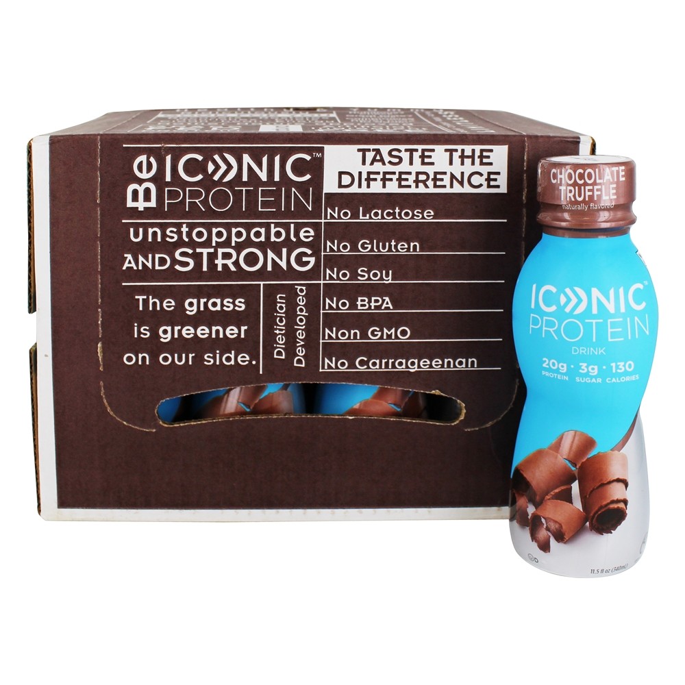 Trufa de Chocolate com Bebida Proteica RTD - 12 Frasco (s) Iconic