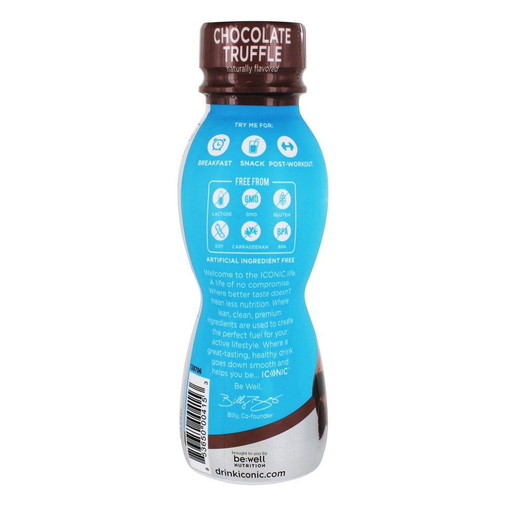 Trufa de Chocolate com Bebida Proteica RTD - 12 Frasco (s) Iconic - Imagem 4