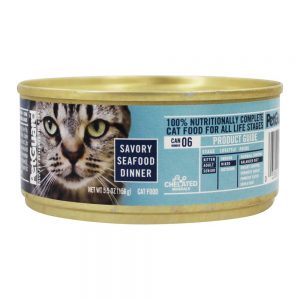Enlatados Gato Comida Saboroso Frutos do mar Jantar - 5.5 oz. PetGuard