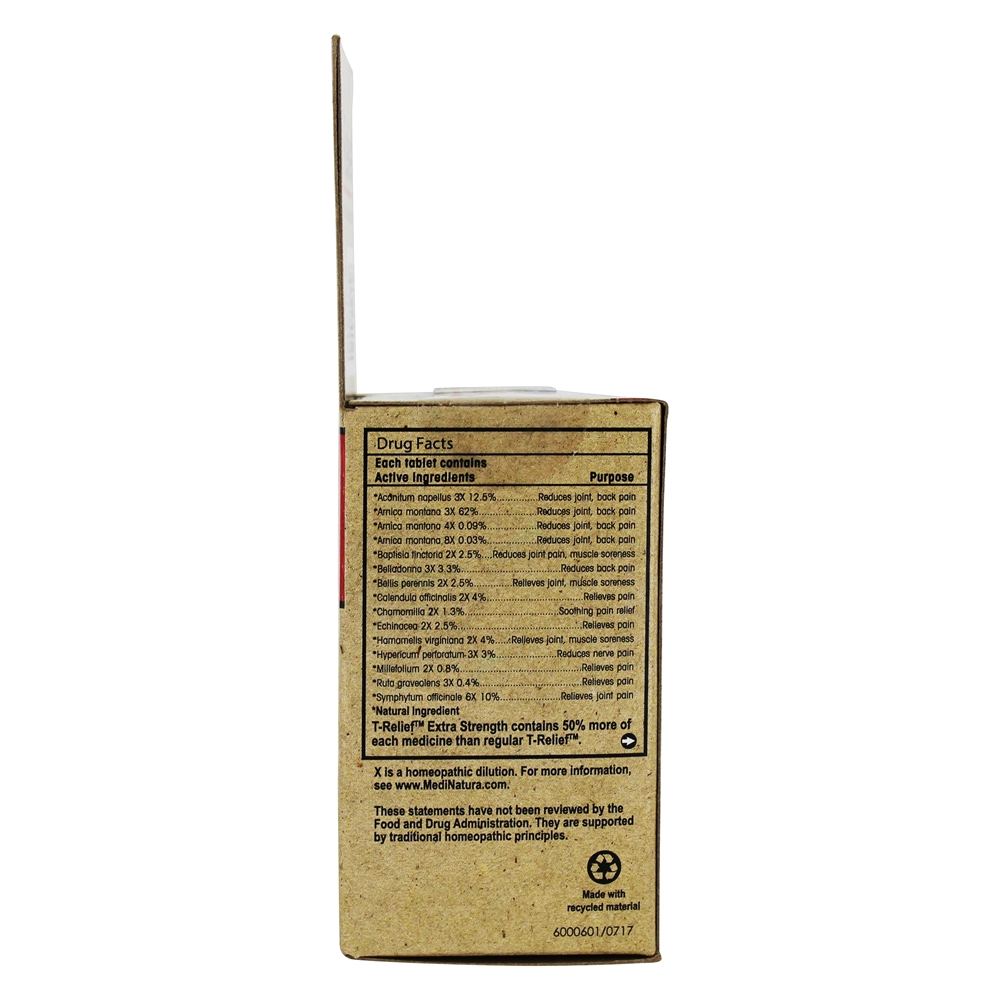 T-Relief Extra Força Fórmula Natural Alívio Da Dor - 90 Tablets MediNatura - Imagem 3