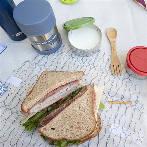 Comida Aconchegante Reutilizável Embrulha Grande Limpar Cal - Pacote 2 U Konserve - Imagem 6
