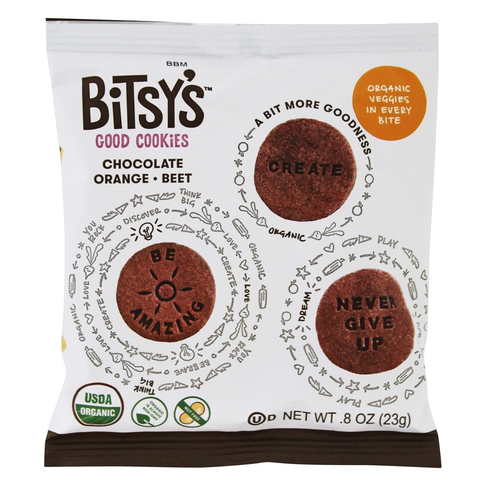 Biscoitos Orgânicos Bons De Chocolate, Laranja, Beterraba - 5 Pacote (s) Bitsy's Brainfood - Imagem 5