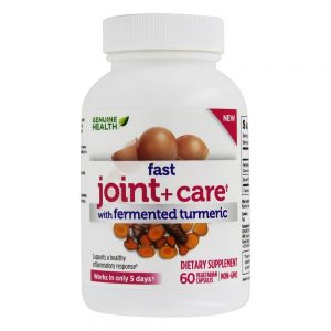 Fast Joint+ Care com Curcuma Fermentada Para as Articulações - Cápsulas vegetarianas 60 Genuine Health