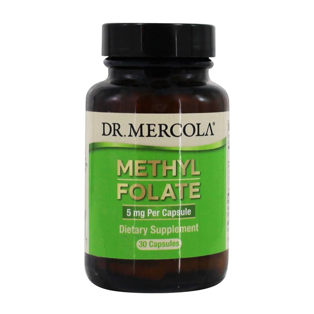 Folato de Metila 5 mg . - Cápsulas 30 Dr. Mercola
