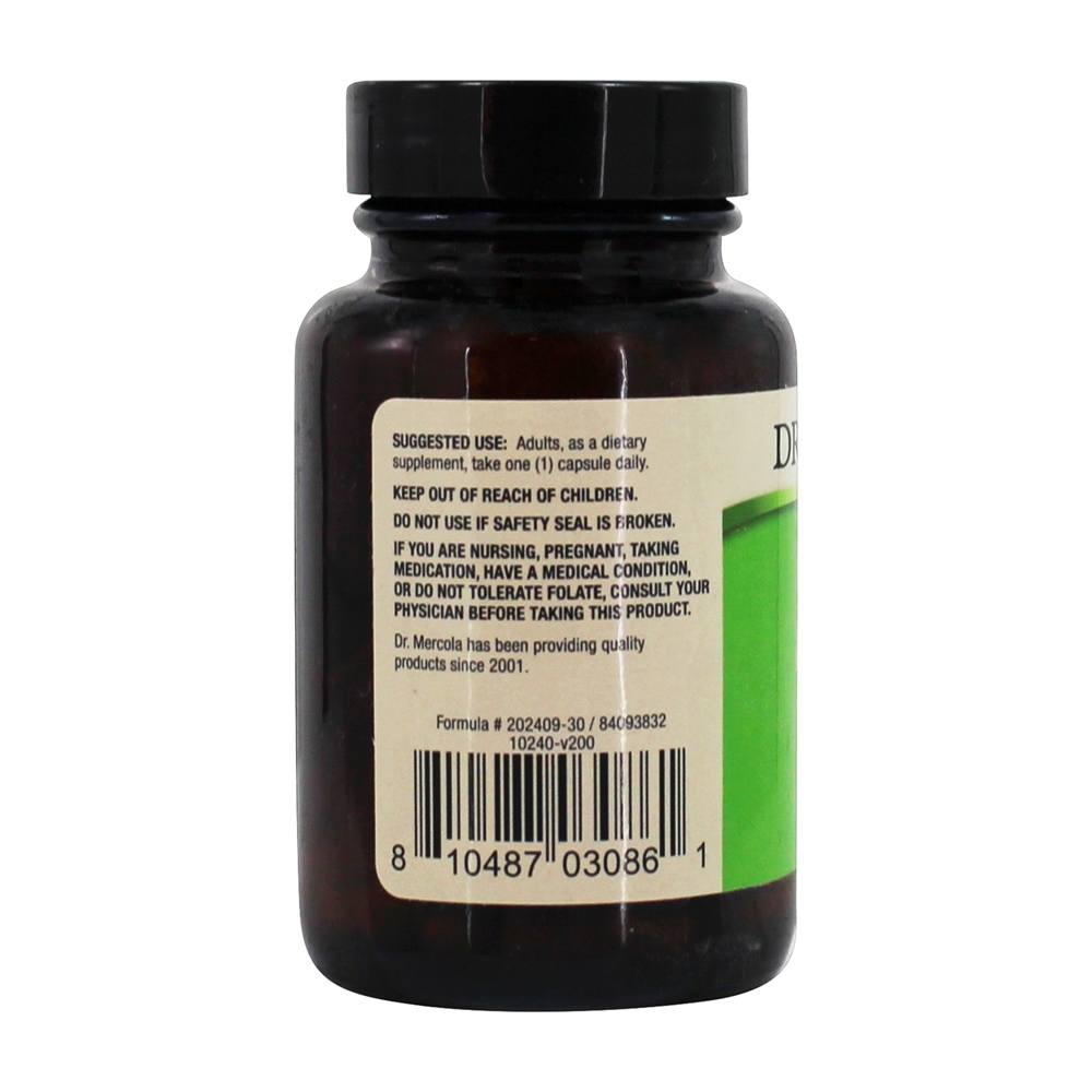 Folato de Metila 5 mg . - Cápsulas 30 Dr. Mercola - Imagem 3